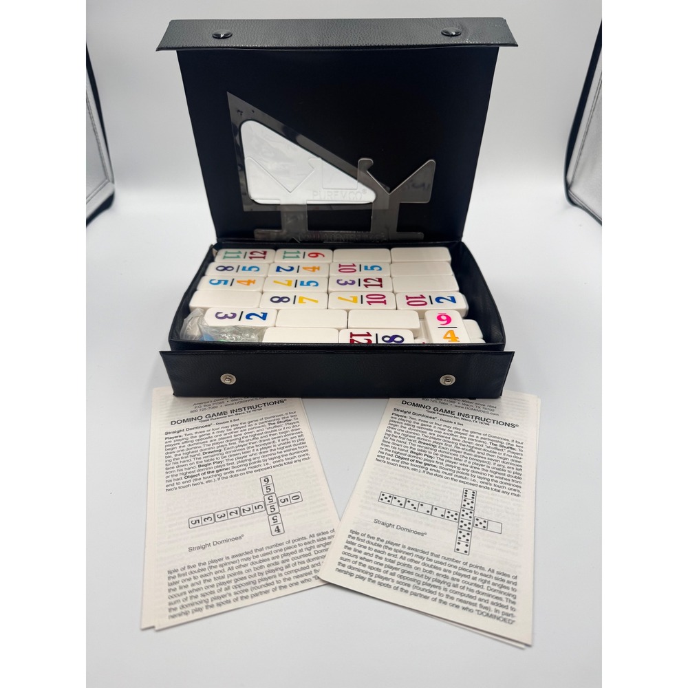 Puremco Professional Double 12 Dominoes Mexican Train set